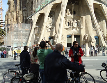 Tour Barcelona bici Sagrada Família