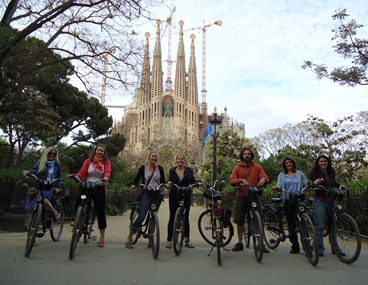 Tour Barcelona bicicleta Sagrada Família