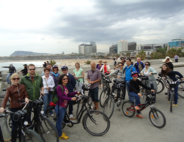 Tour bici platja Barcelona Port Olímpic