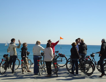 Tour platja Barcelona en bici Barceloneta