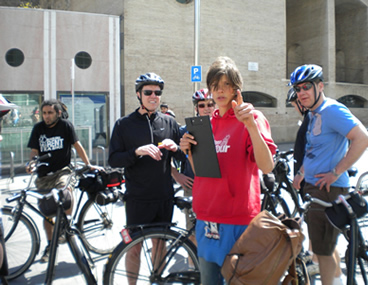 Tour bici Barcelona guia gymkama