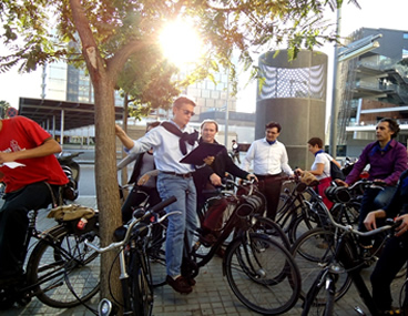 Tour bici Barcelona gymkama prova foto