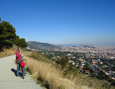 Tour bici Barcelona Tibidabo Torre Collserola