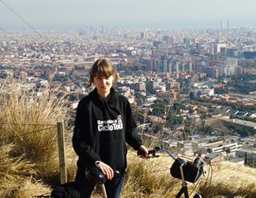 Tour bici Barcelona vistes des del Tibidabo