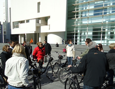 Barcelone tour velo MACBA guide