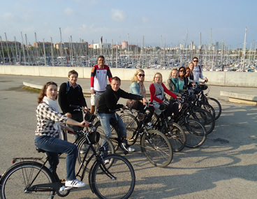 Barcelone tour velo Port Olympique