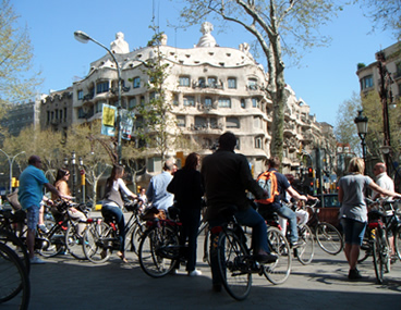 fietstour Barcelona Gaudi Modernisten